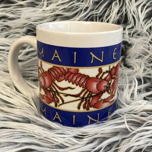 Vintage Maine Lobster coffee cup